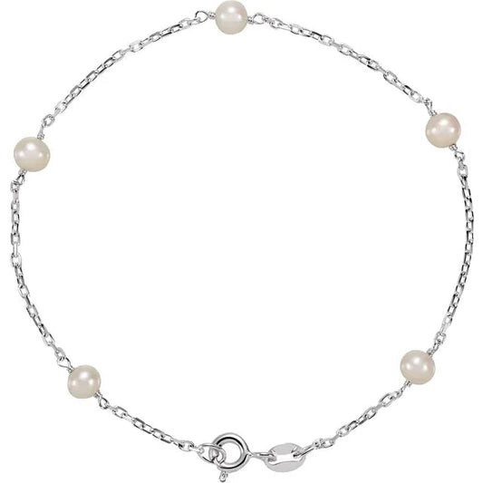 Freshwater Pearl Bracelet Robyn Canady Sterling Silver
