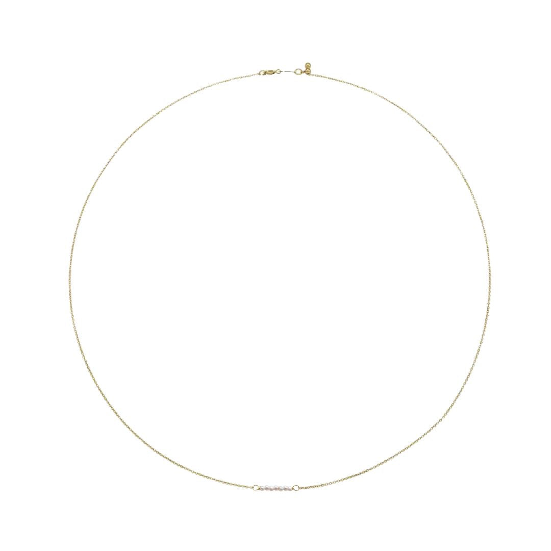 Tiny Freshwater Pearl Bar Necklace Robyn Canady