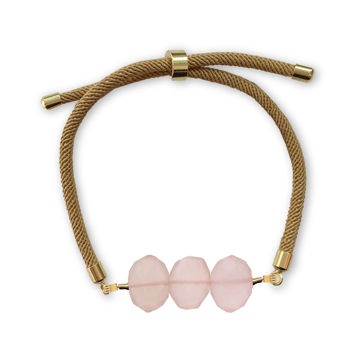 Natasha Gemstone Bracelet in Pink Chalcedony Robyn Canady