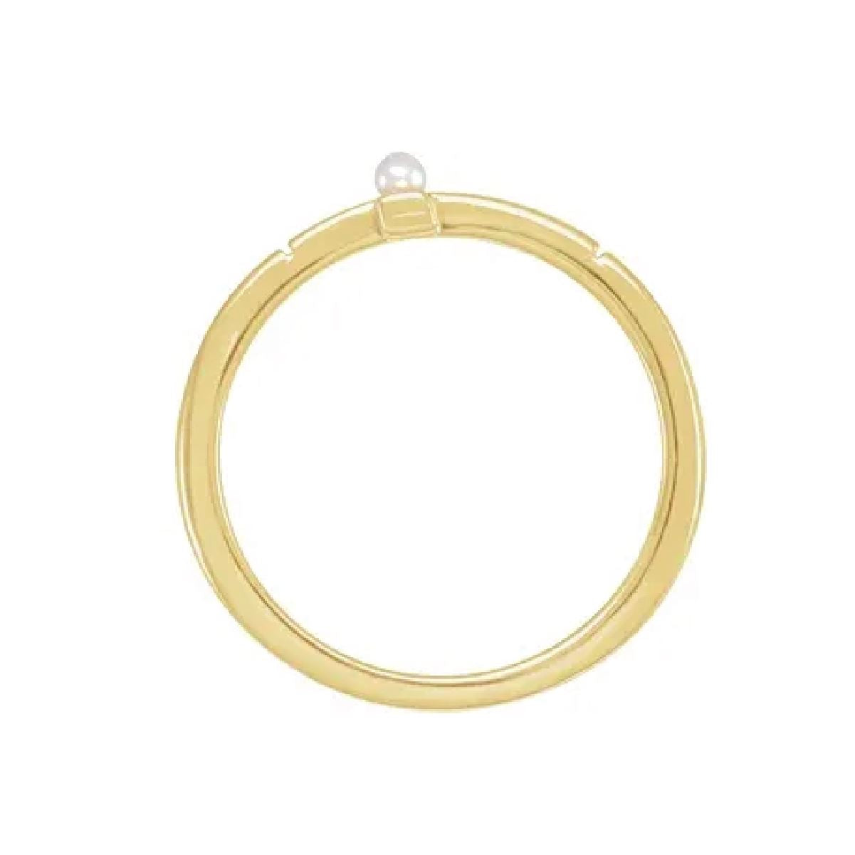 Akoya Pearl Cross Ring Necklace Robyn Canady