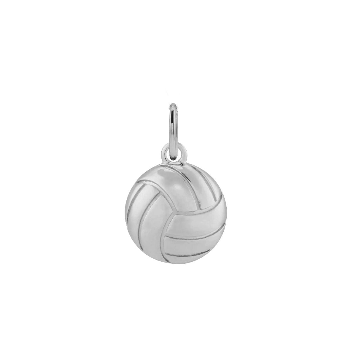 For the Volleyball Lover - Tiny Volleyball Charm Necklace - Dainty FIne Jewelry Necklace Robyn Canady Sterling Silver No Chain (Pendant Only)
