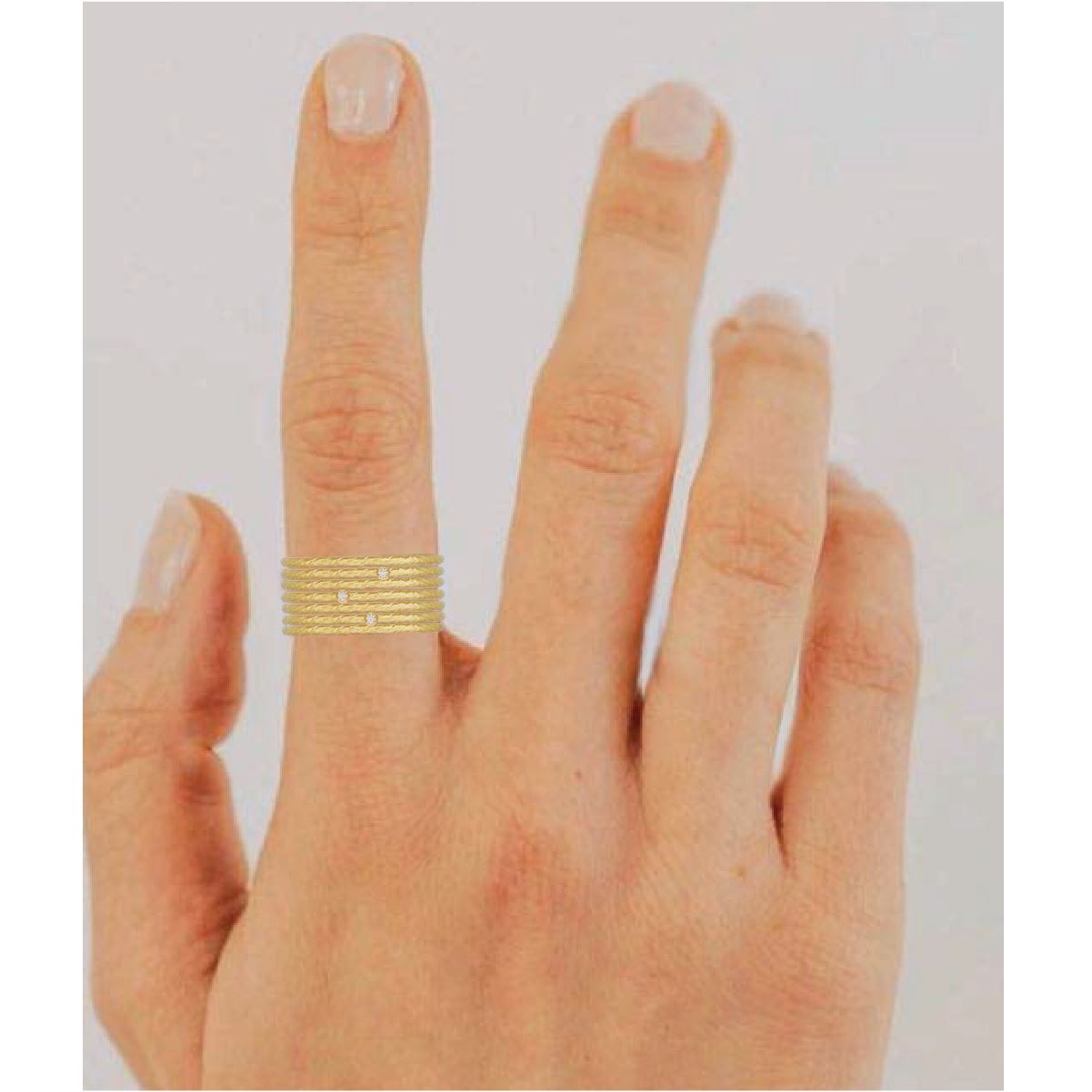 Crystal 7 Ring Stack Robyn Canady