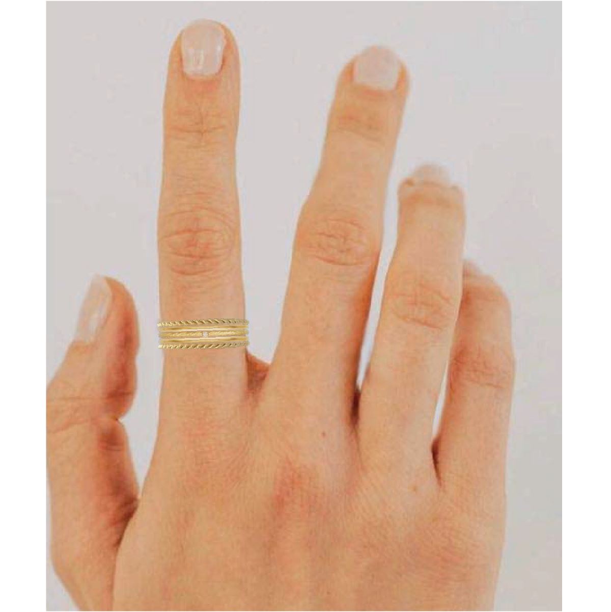 Crystal 5 Ring Stack Robyn Canady