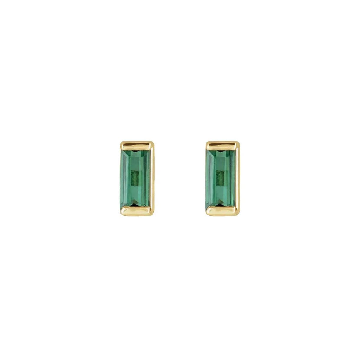 Green Tourmaline Stud Earrings Earrings Robyn Canady