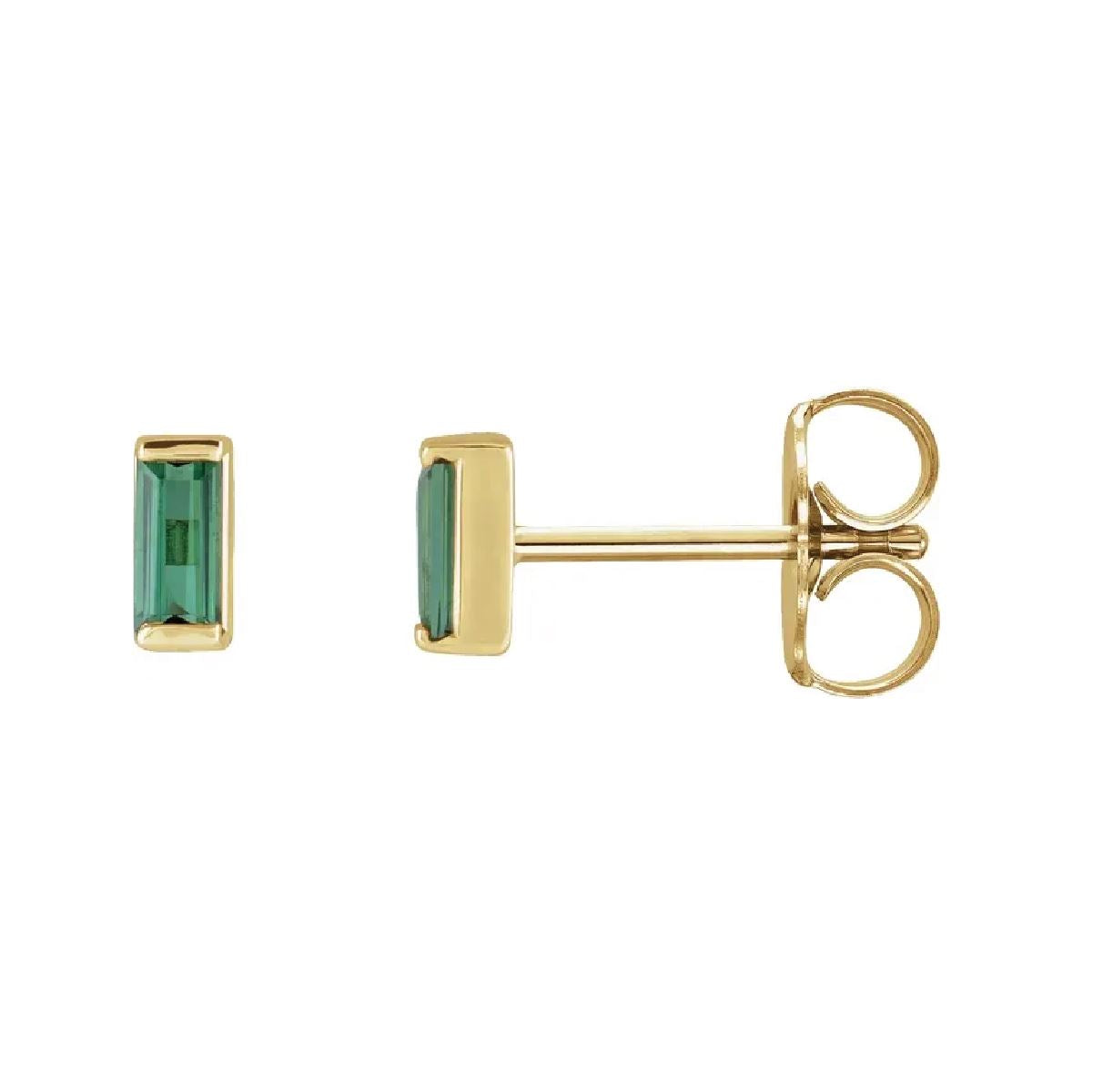 Green Tourmaline Stud Earrings Earrings Robyn Canady