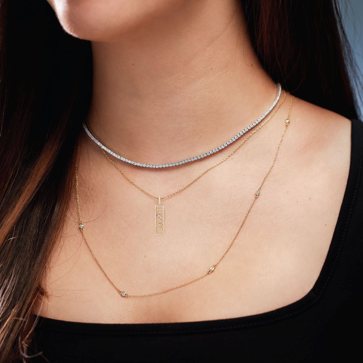 LOVE Diamond Necklace Necklace Robyn Canady