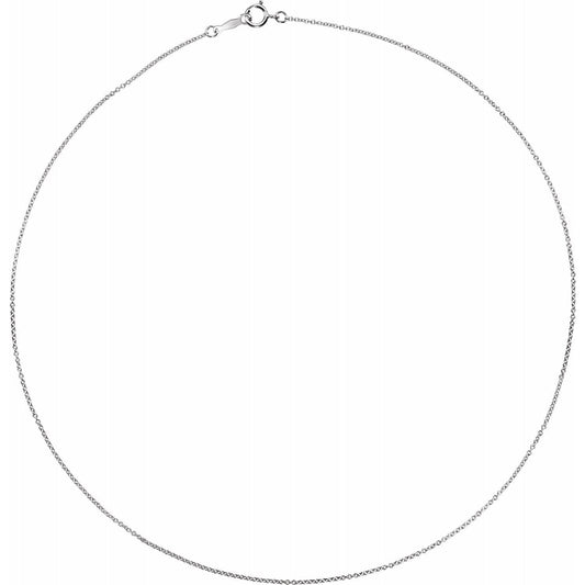 Sterling Silver Fine Cable Chain Robyn Canady