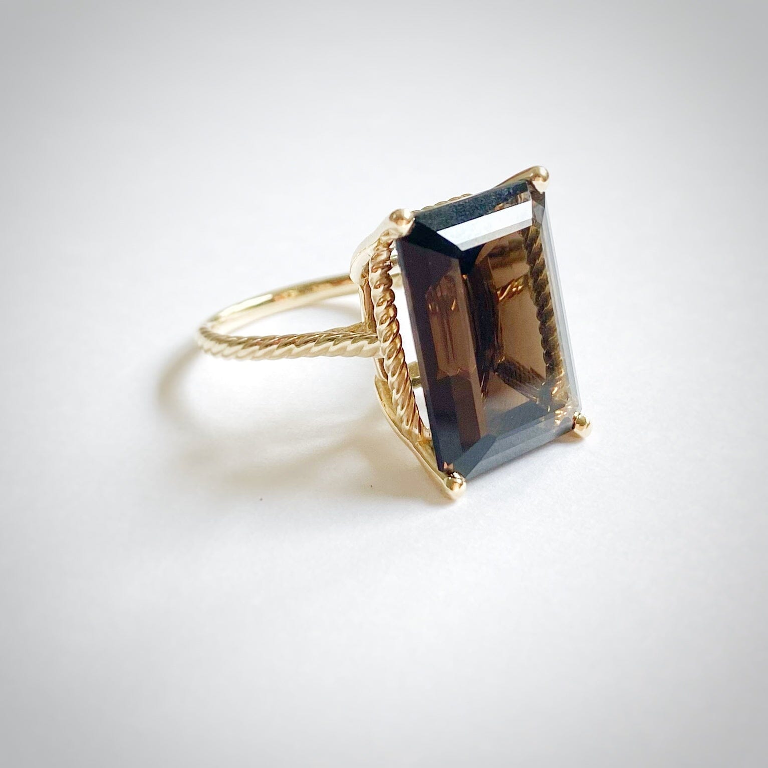 14K Smoky Quartz Royal Statement Ring Robyn Canady