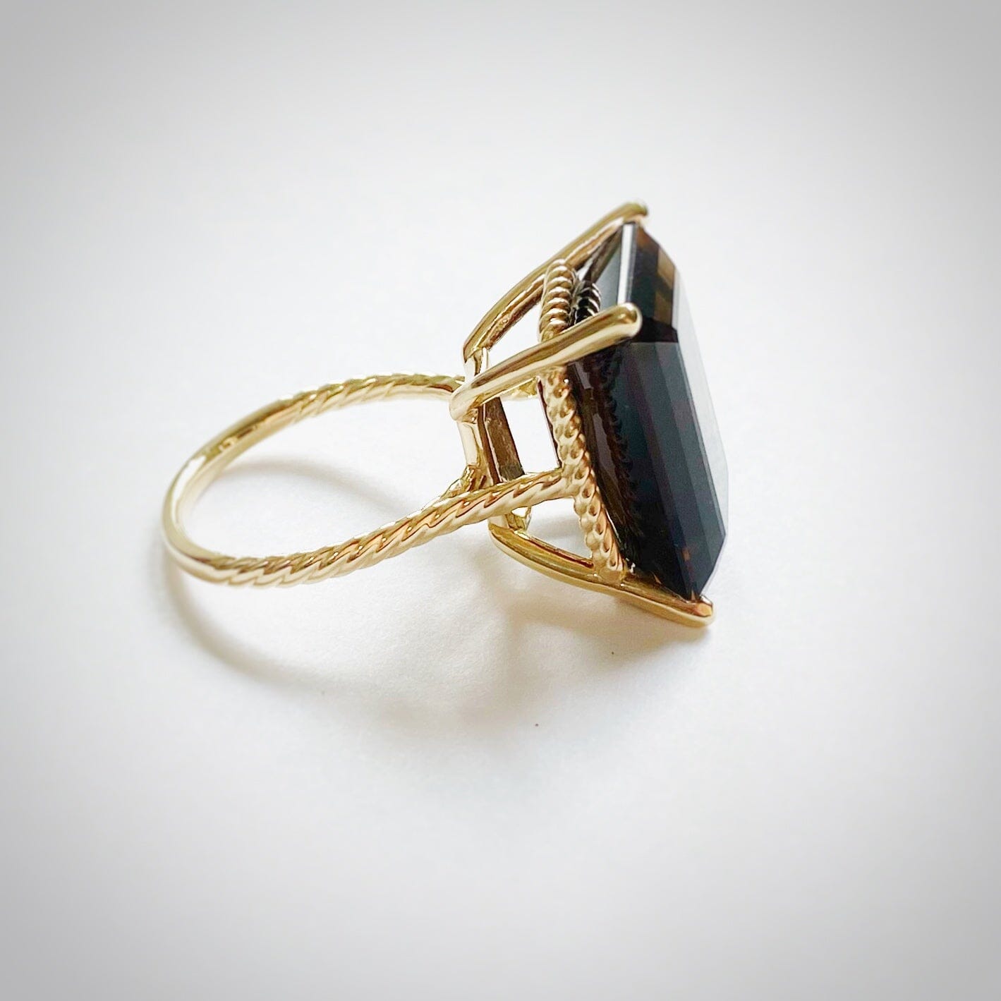 14K Smoky Quartz Royal Statement Ring Robyn Canady