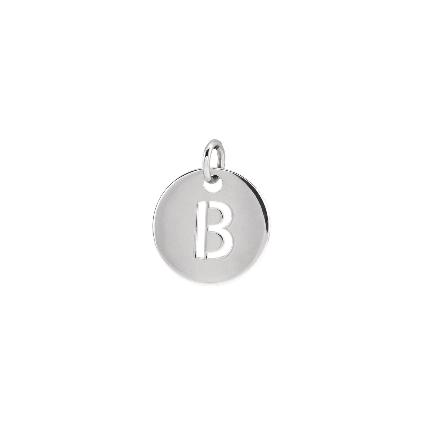 Initial Medallion Necklace Robyn Canady B Sterling Silver