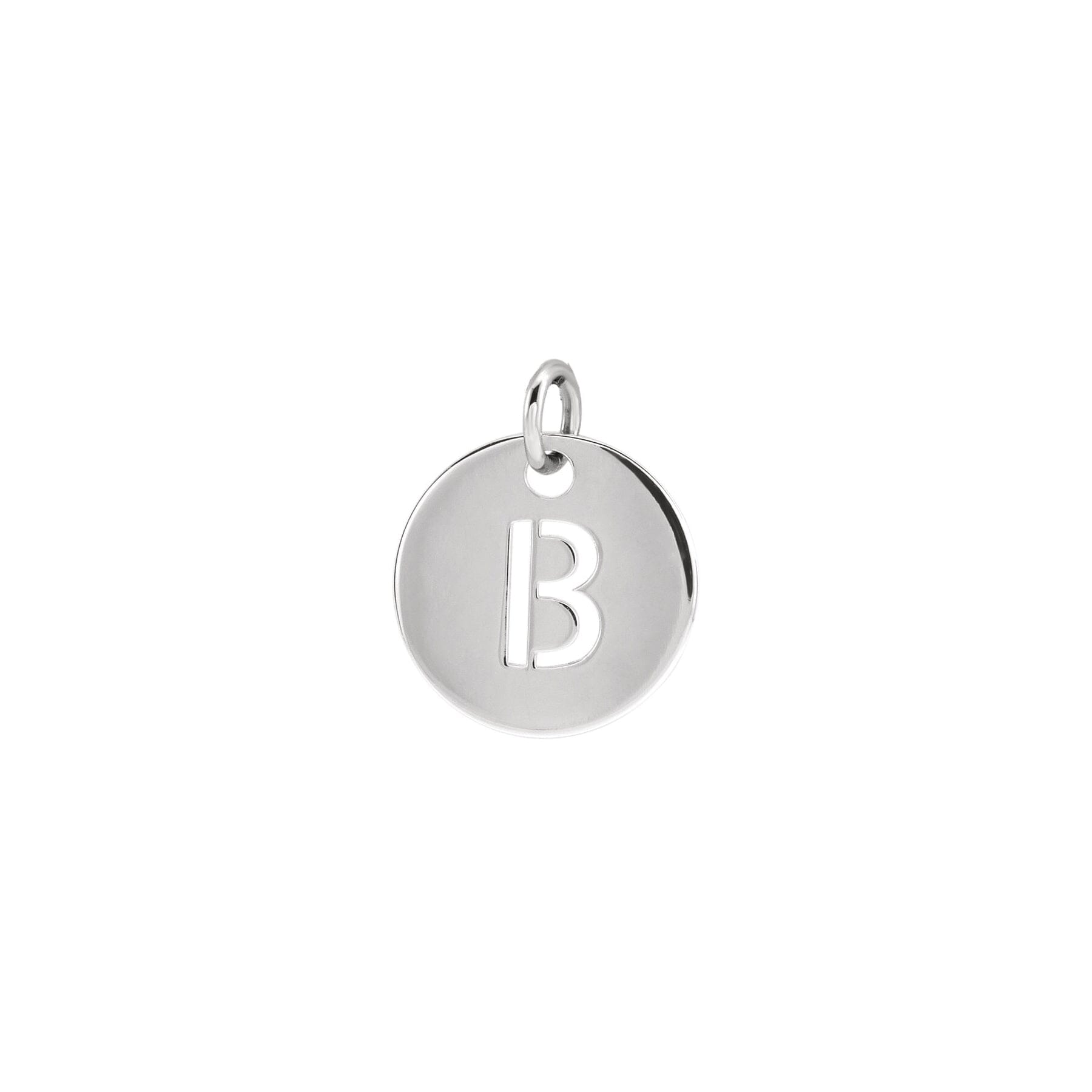 Initial Medallion Necklace Robyn Canady B Sterling Silver