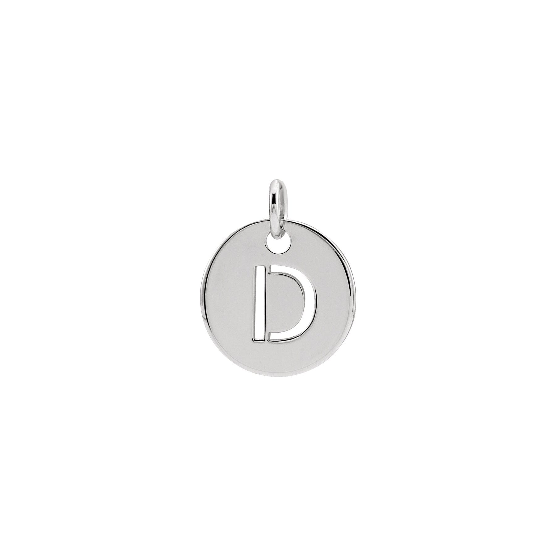 Initial Medallion Necklace Robyn Canady D Sterling Silver
