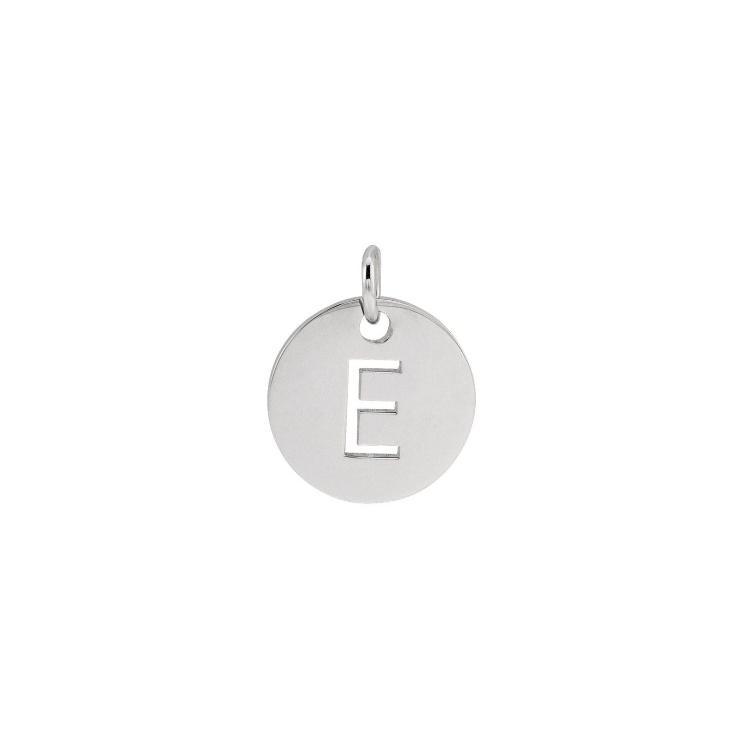 Initial Medallion Necklace Robyn Canady E Sterling Silver