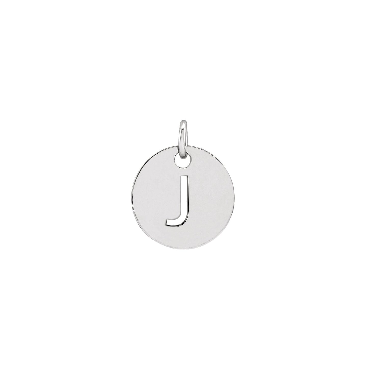 Initial Medallion Necklace Robyn Canady J Sterling Silver