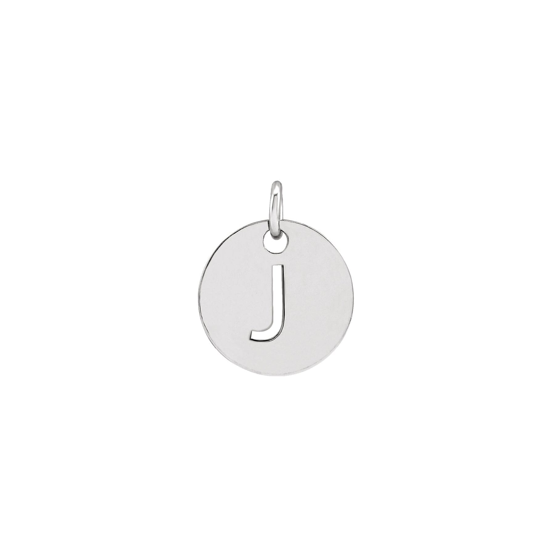 Initial Medallion Necklace Robyn Canady J Sterling Silver