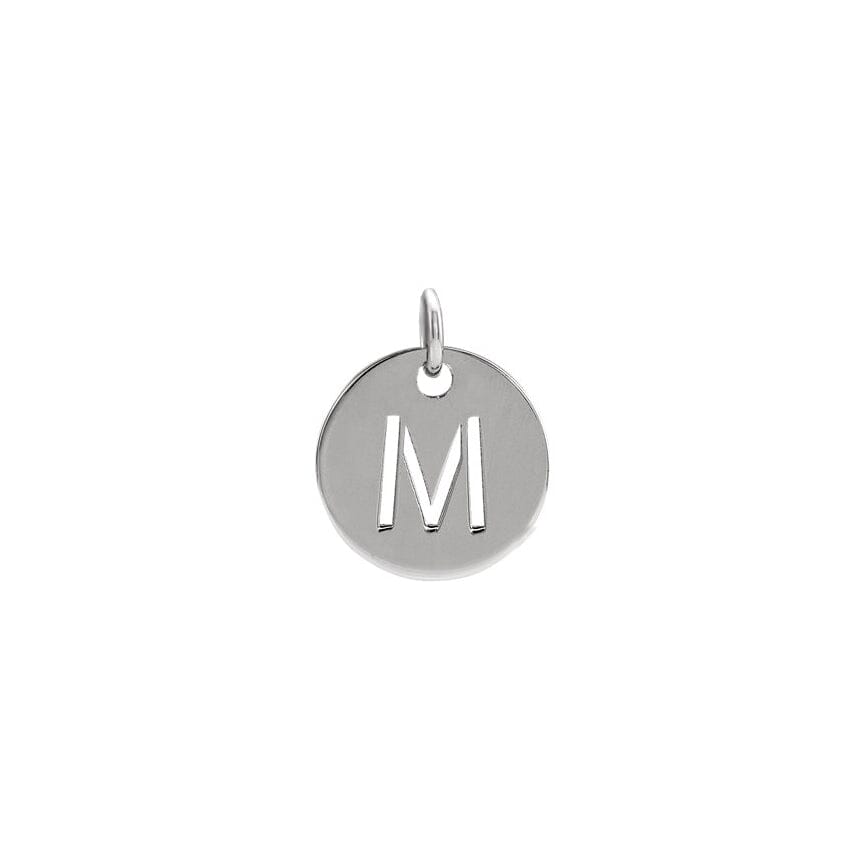 Initial Medallion Necklace Robyn Canady M Sterling Silver