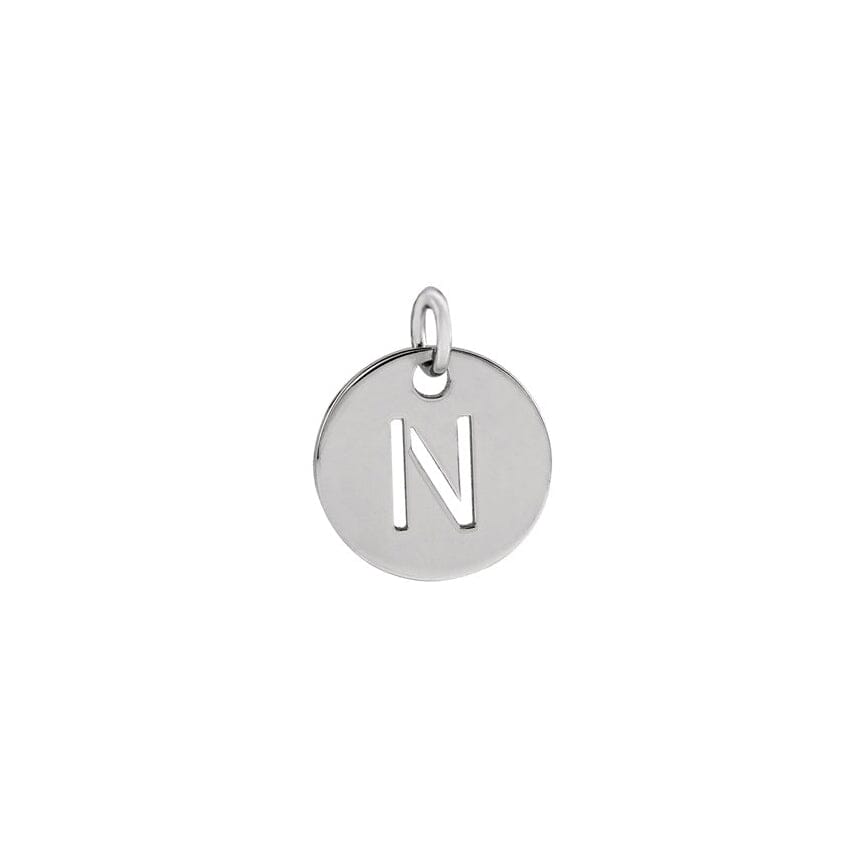Initial Medallion Necklace Robyn Canady N Sterling Silver