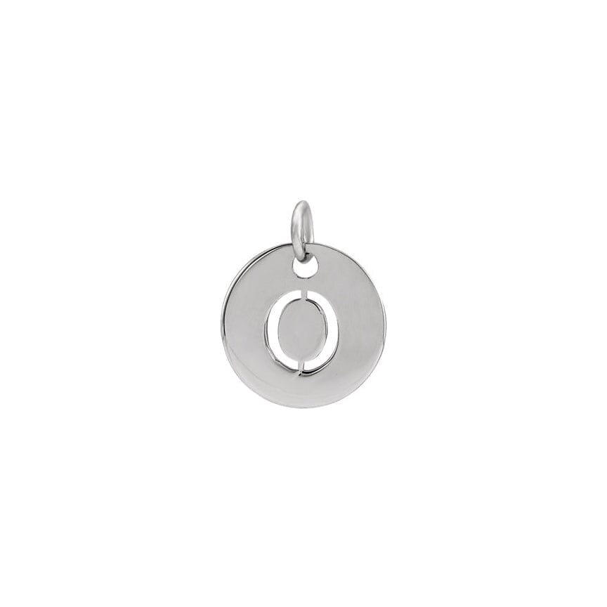 Initial Medallion Necklace Robyn Canady O Sterling Silver