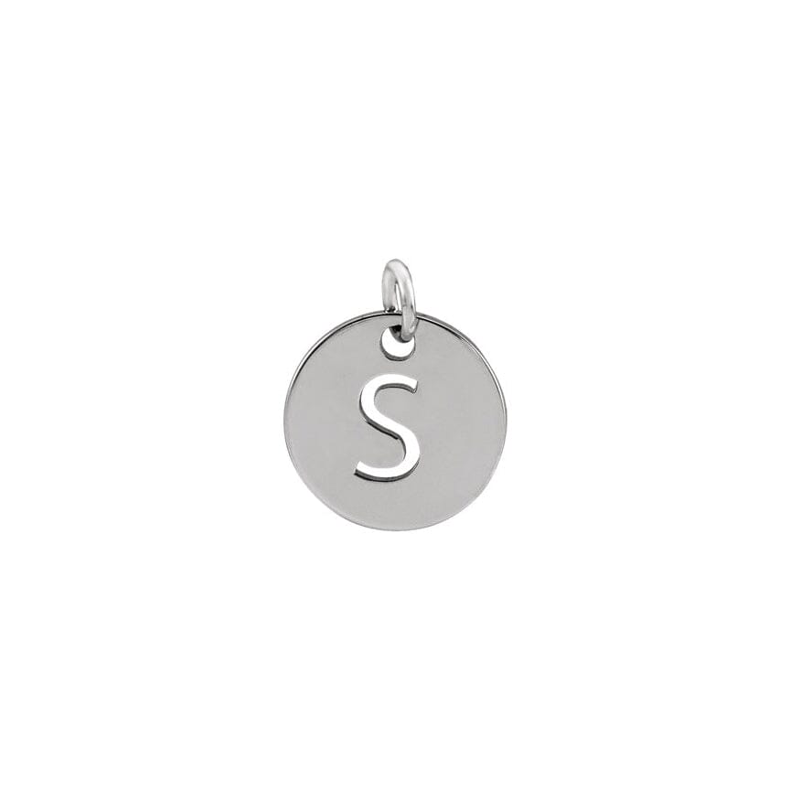 Initial Medallion Necklace Robyn Canady S Sterling Silver 