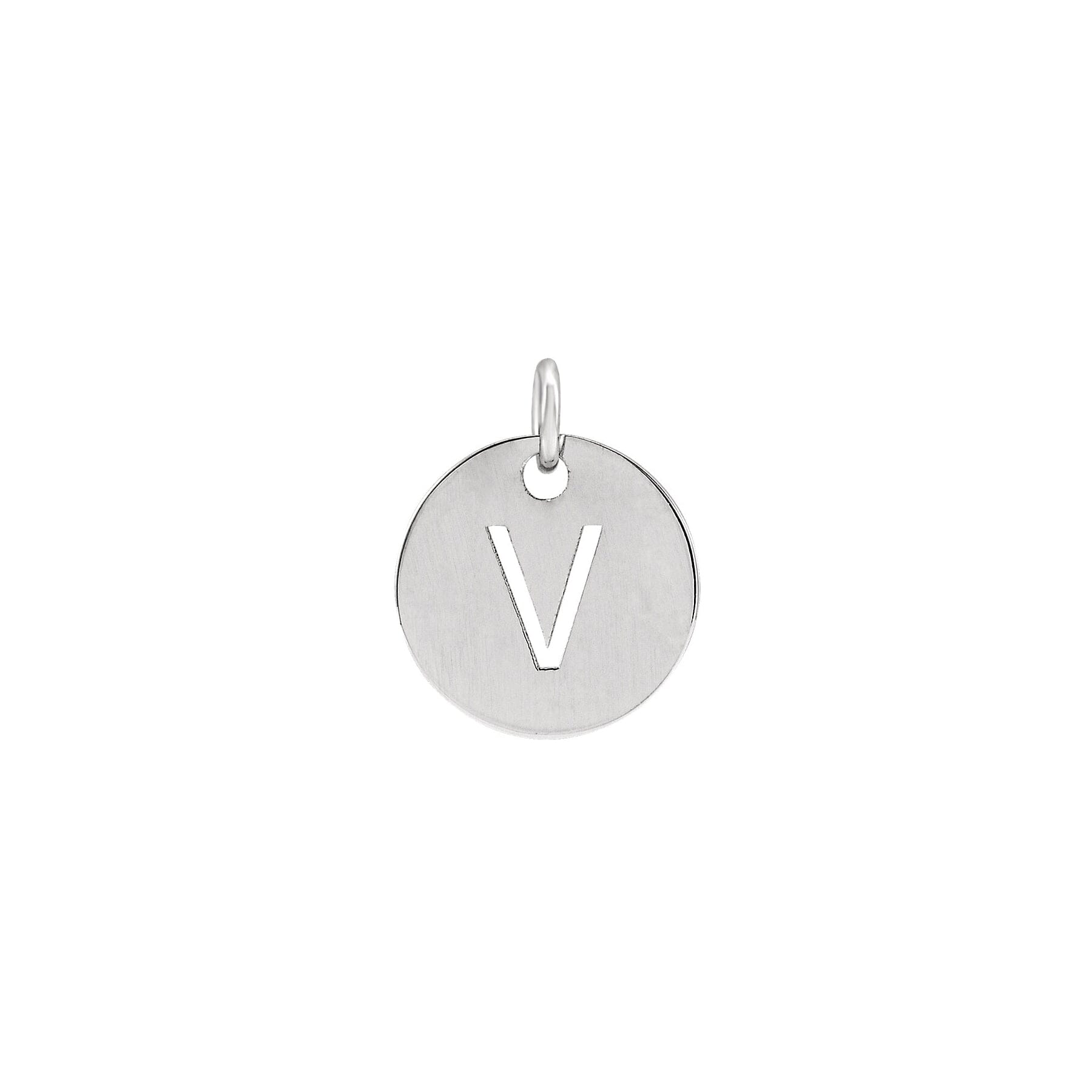 Initial Medallion Necklace Robyn Canady V Sterling Silver