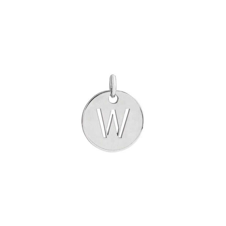 Initial Medallion Necklace Robyn Canady W Sterling Silver