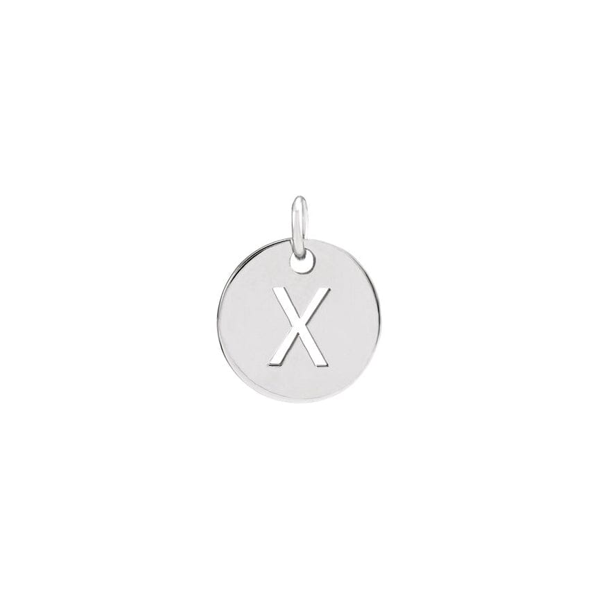 Initial Medallion Necklace Robyn Canady X Sterling Silver