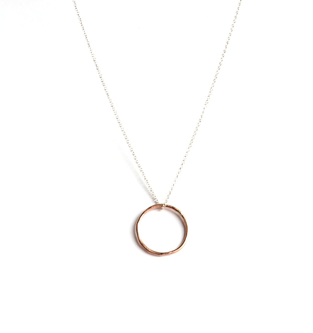 Modern jewelry for mom - the circle infinity necklace Robyn Canady