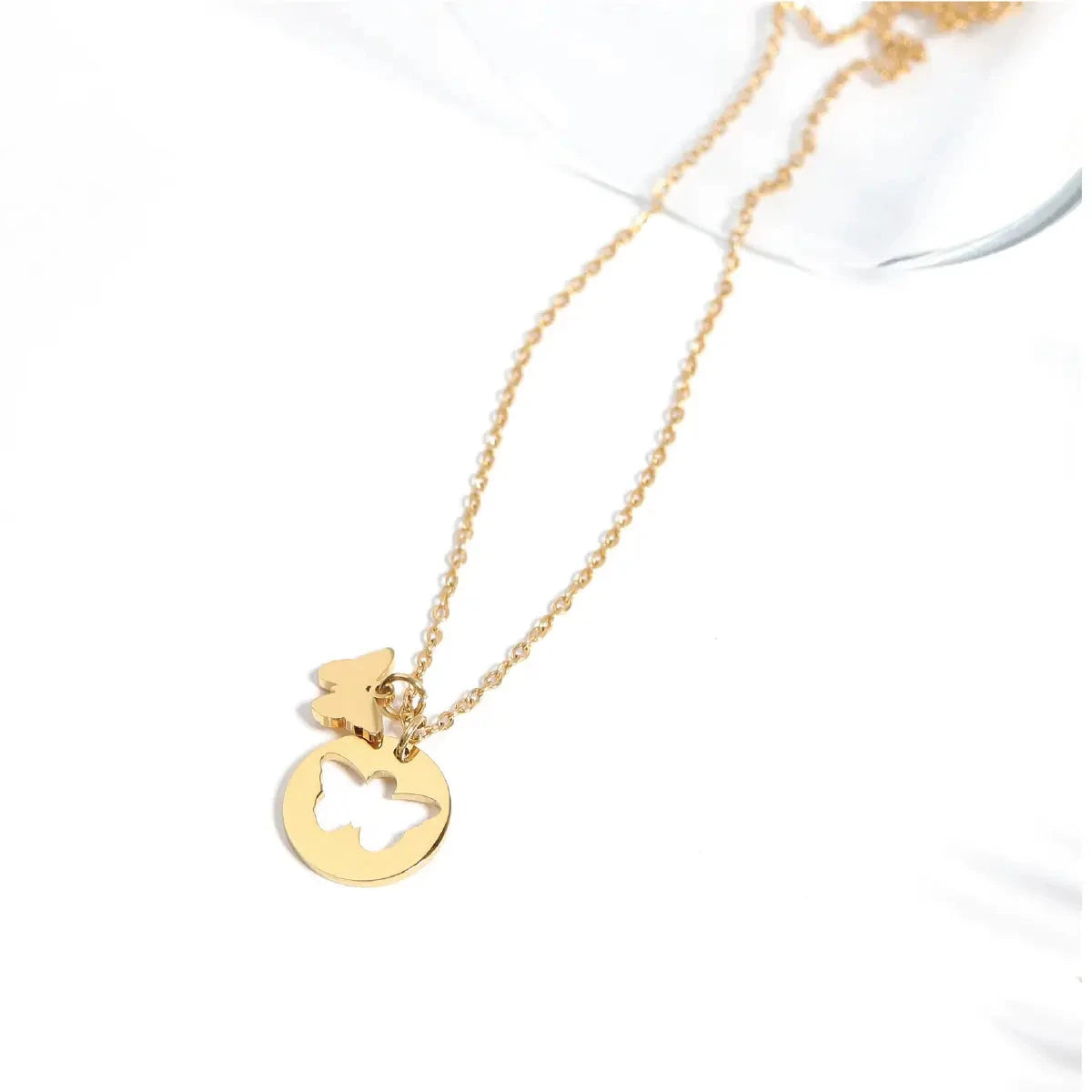 Double Butterfly Necklace Necklace Robyn Canady 