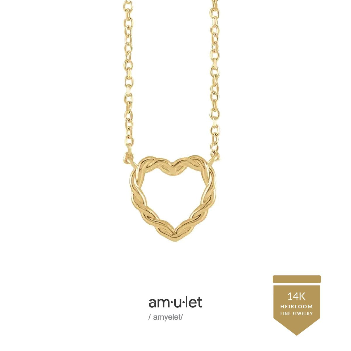 14K Royal Heart Necklace Robyn Canady 