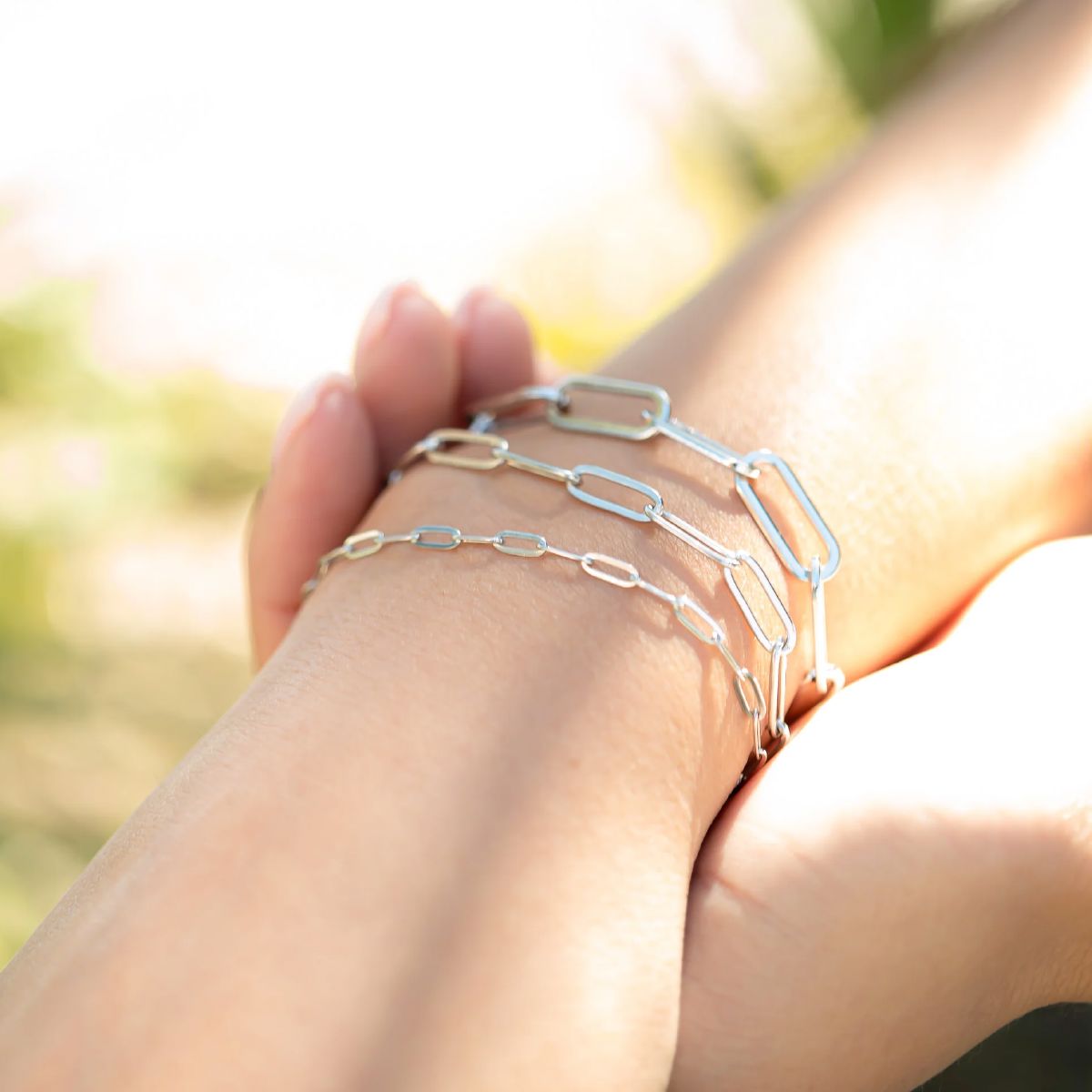 Stainless Steel, Non-Tarnish Paperclip Bracelet Bracelet Robyn Canady 