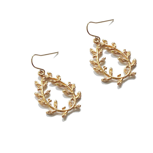 Leaf Teardrop Earring Earrings Robyn Canady 