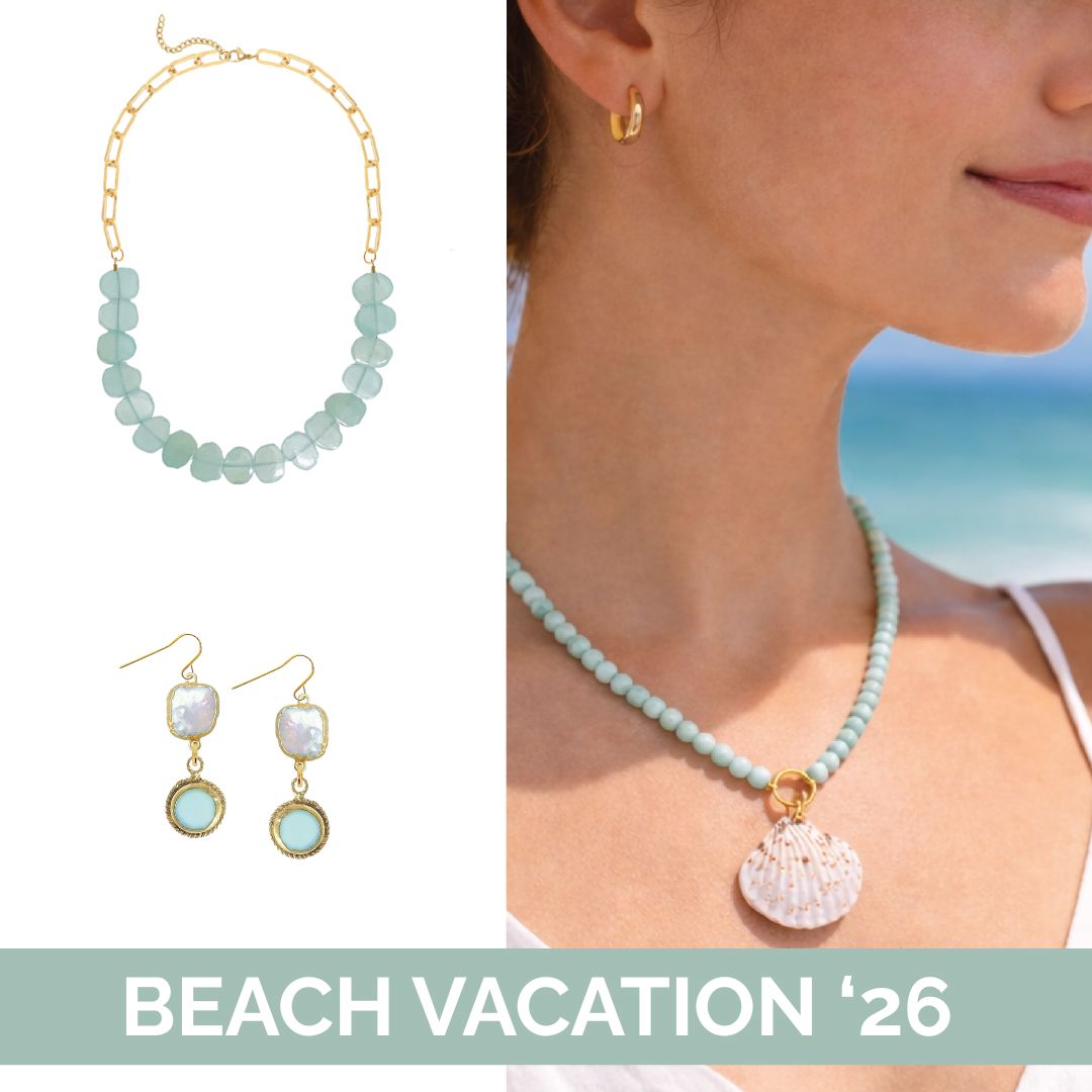 Aqua Chalcedony Statement Necklace Robyn Canady 