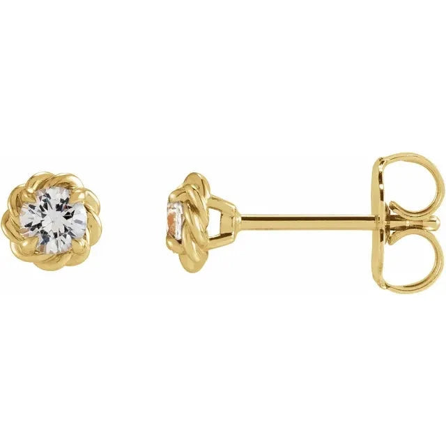 14K Gold Birthstone Earrings Earrings Robyn Canady 