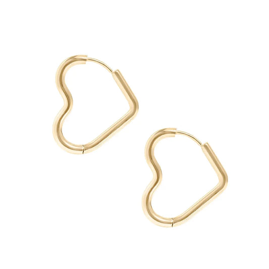 Hoop Earrings - Your choice of 8 styles Earrings Robyn Canady Heart 