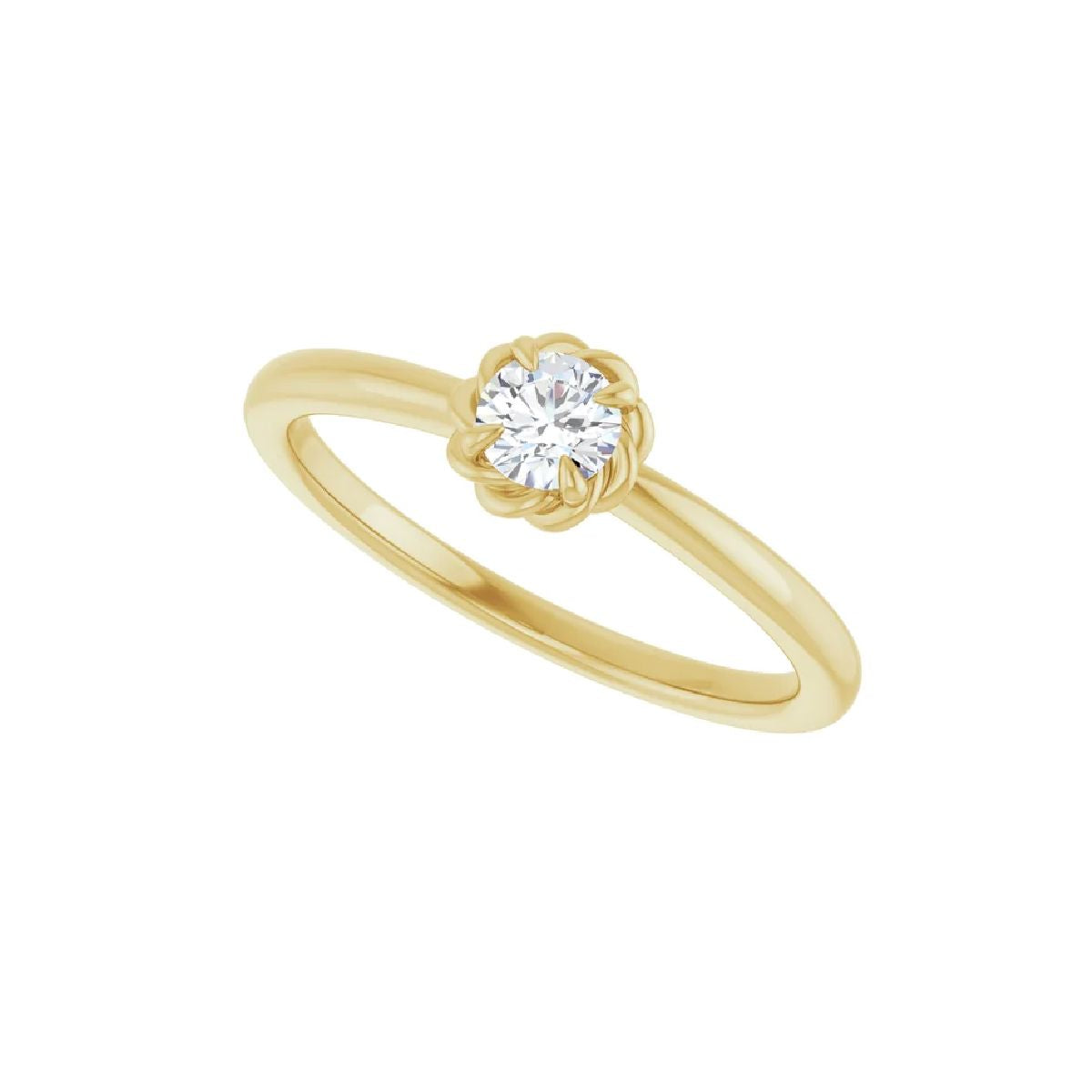 14K Gold Tiny Birthstone Ring Necklace Robyn Canady 