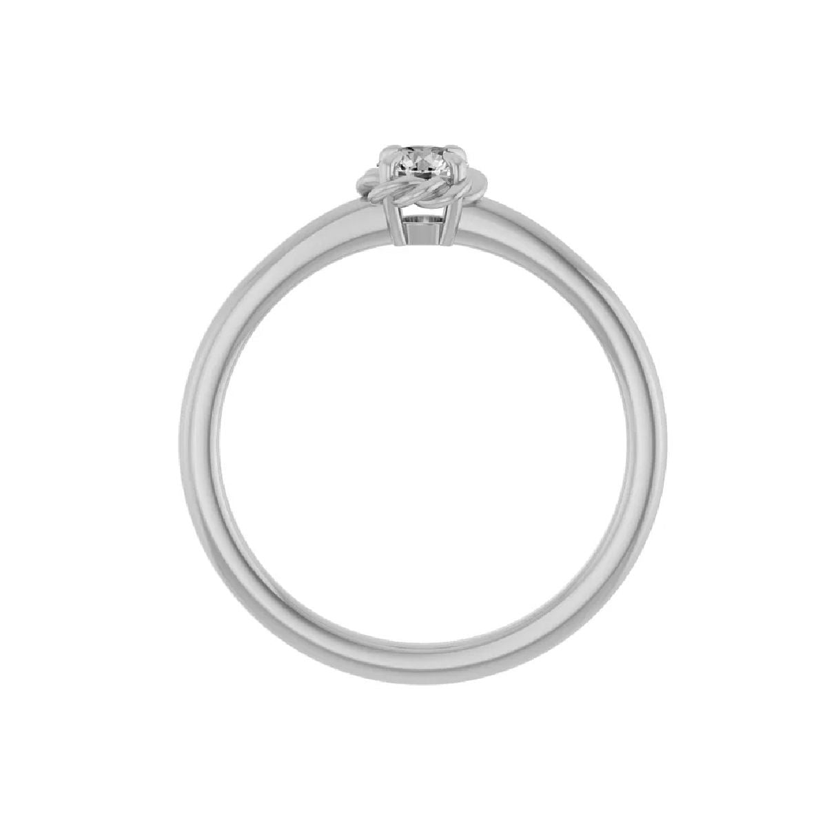 14K White Gold Tiny Birthstone Ring Necklace Robyn Canady 