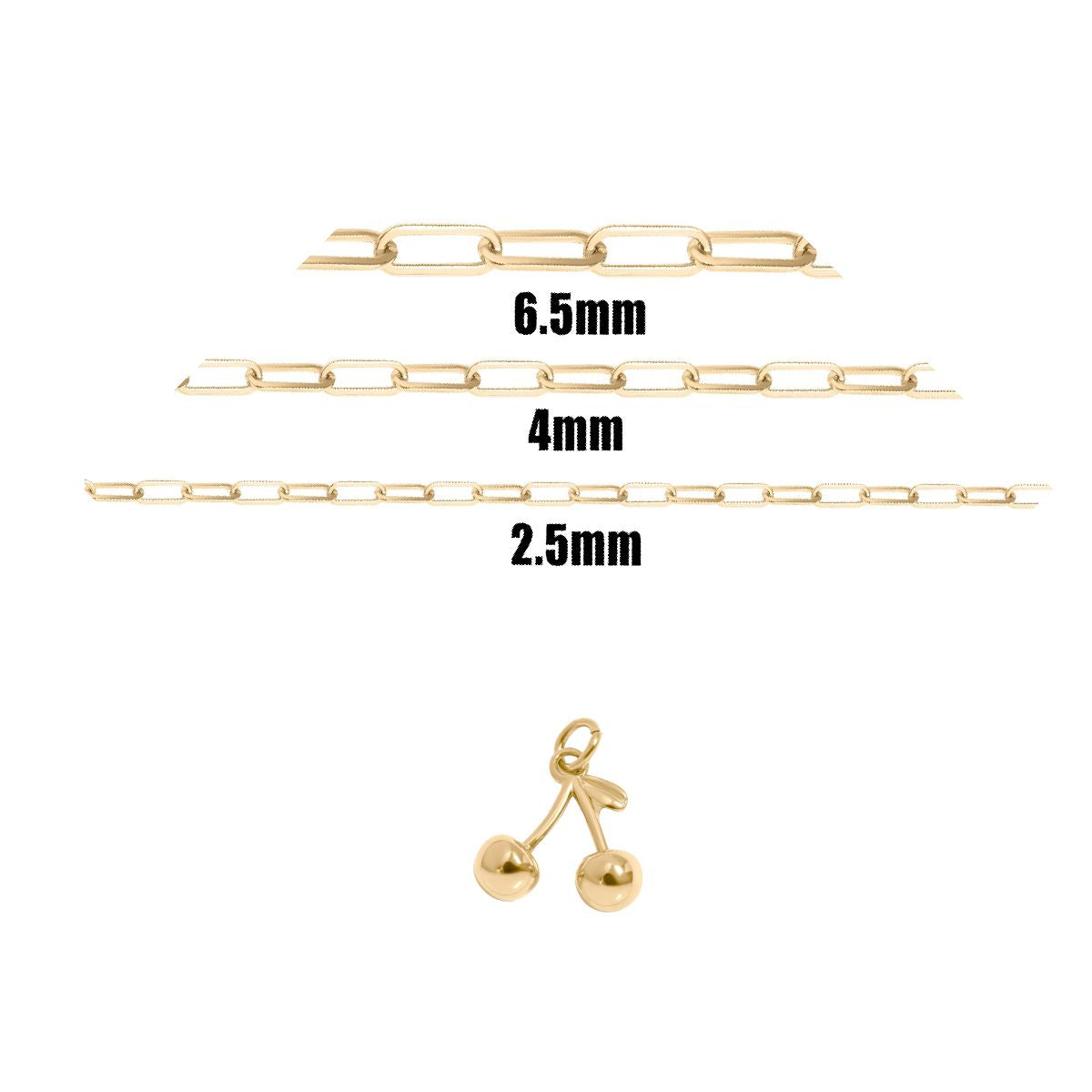 Gold Cherries Charm Robyn Canady 