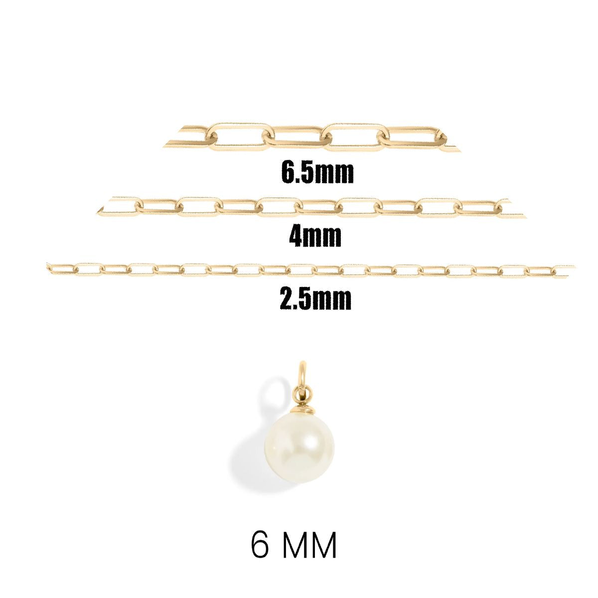 Glass Pearl - 6mm Charm Robyn Canady 