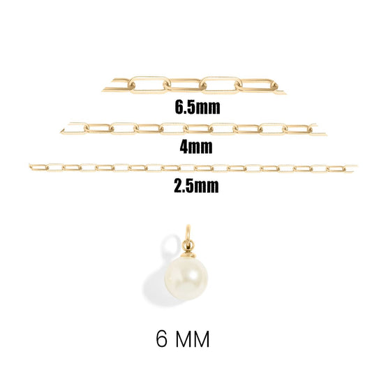 Glass Pearl - 6mm Charm Robyn Canady 