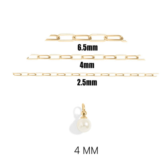 Glass Pearl - 4mm Charm Robyn Canady 