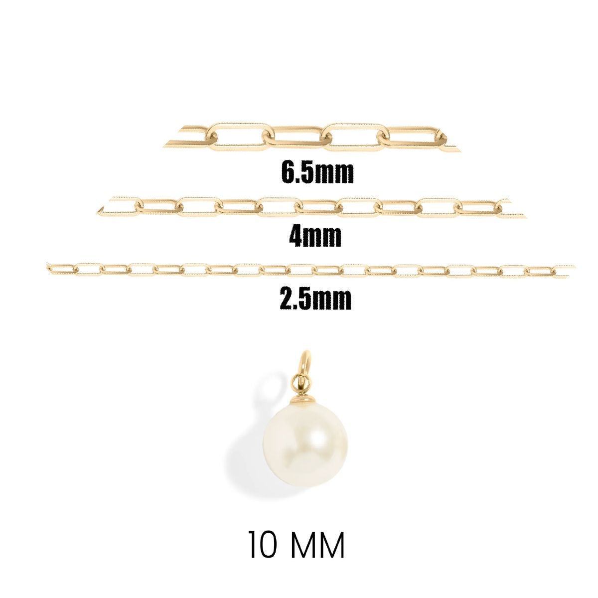 Glass Pearl - 10mm Charm Robyn Canady 