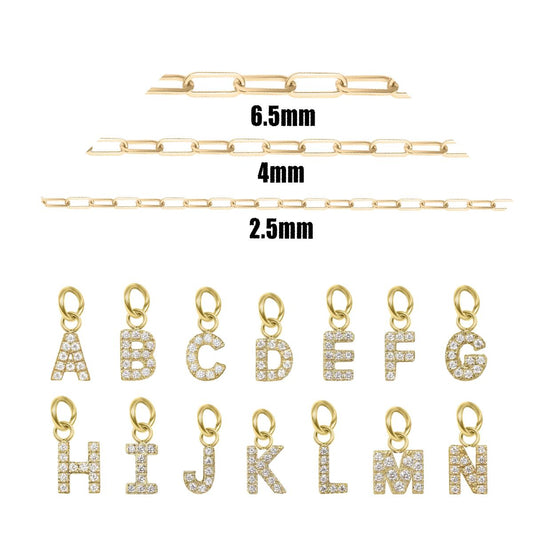 Crystal Initial Charm Robyn Canady 