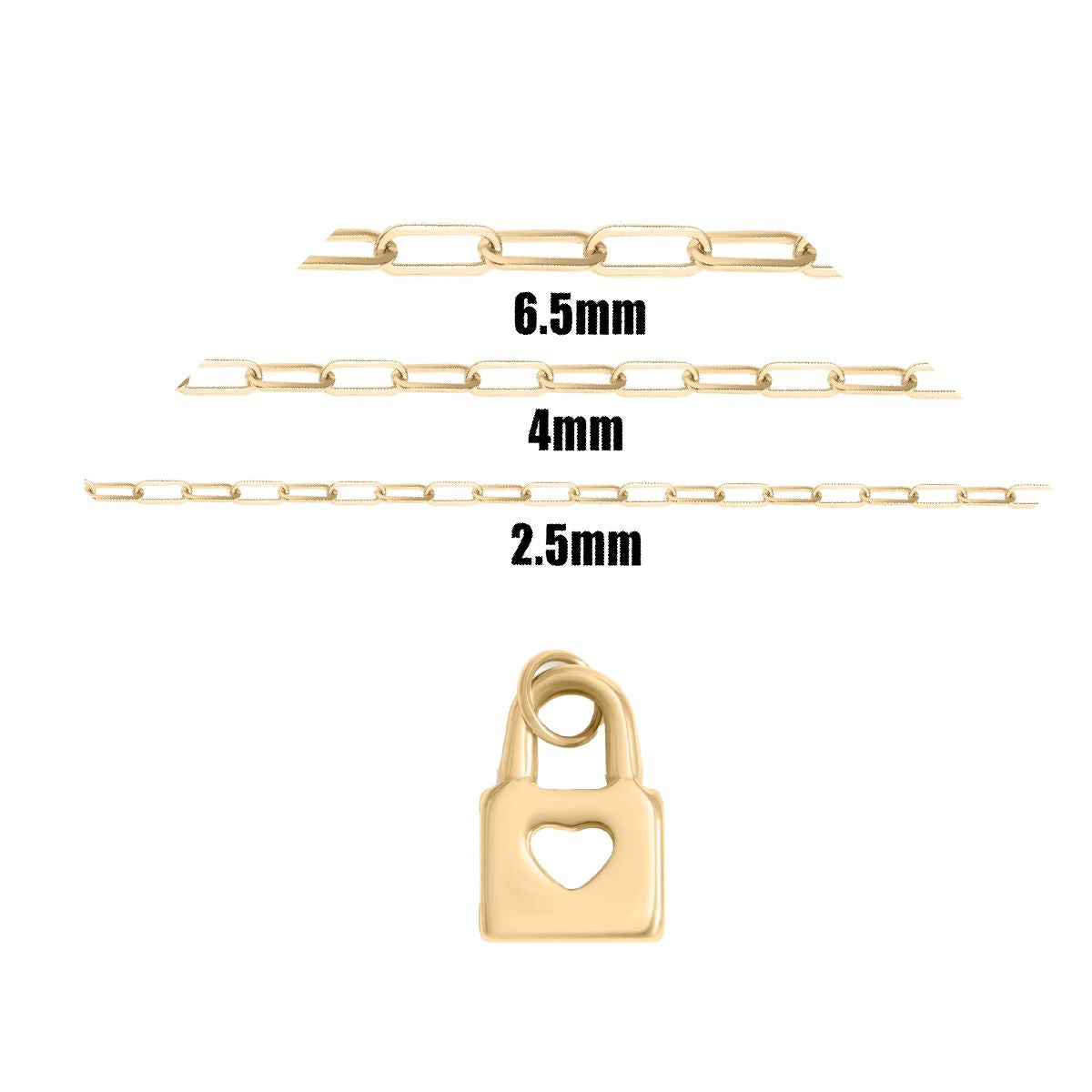 Heart Padlock Charm Robyn Canady 