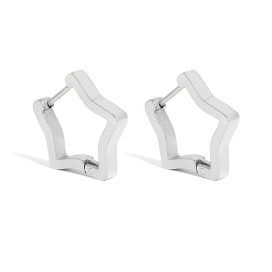 FALL BOGO! New Hoops - Use discount code: FALLBOGO - Buy one, Get one FREE! Earrings Robyn Canady Star - Silver 