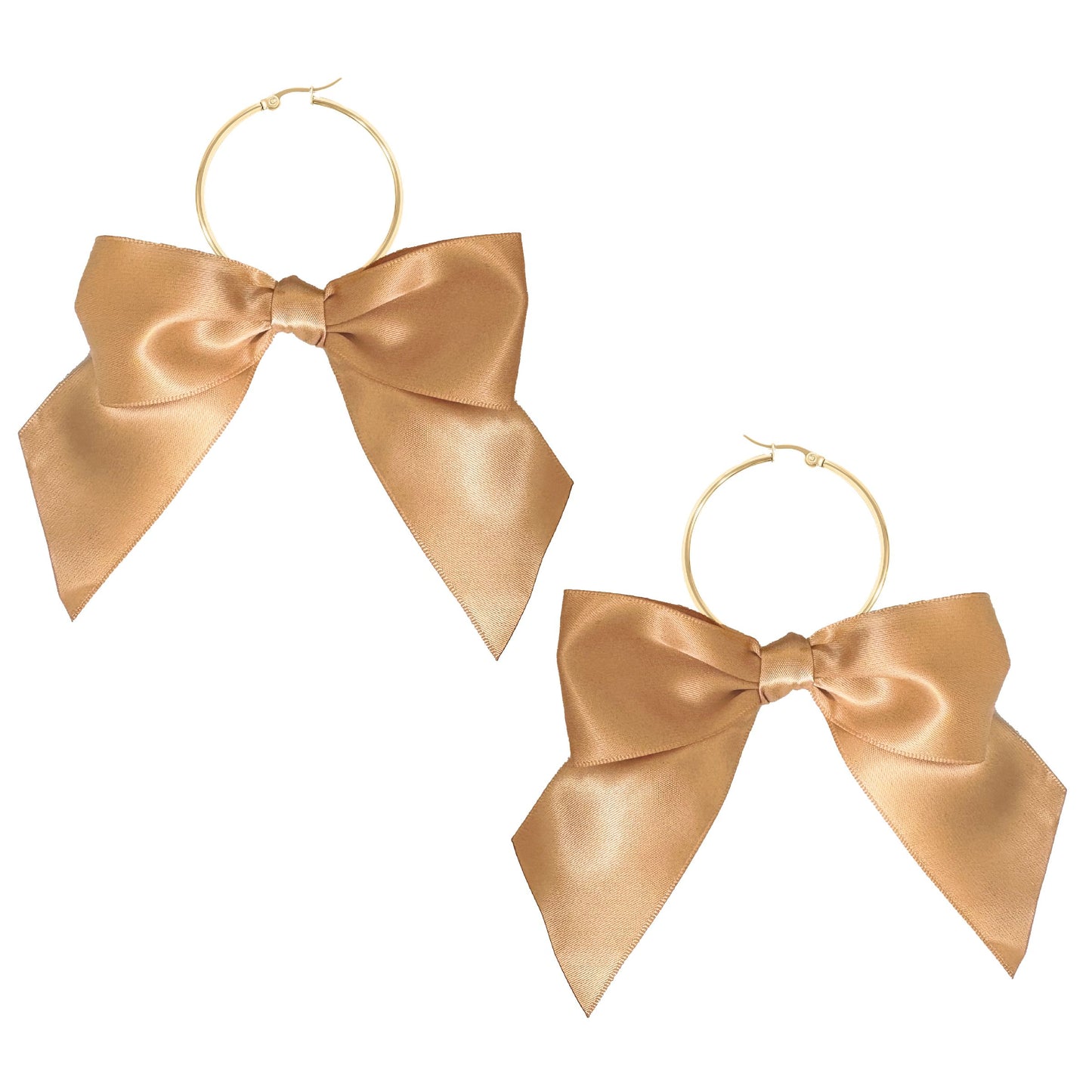 Large Satin Bow Party Hoops - 5 color options Robyn Canady 