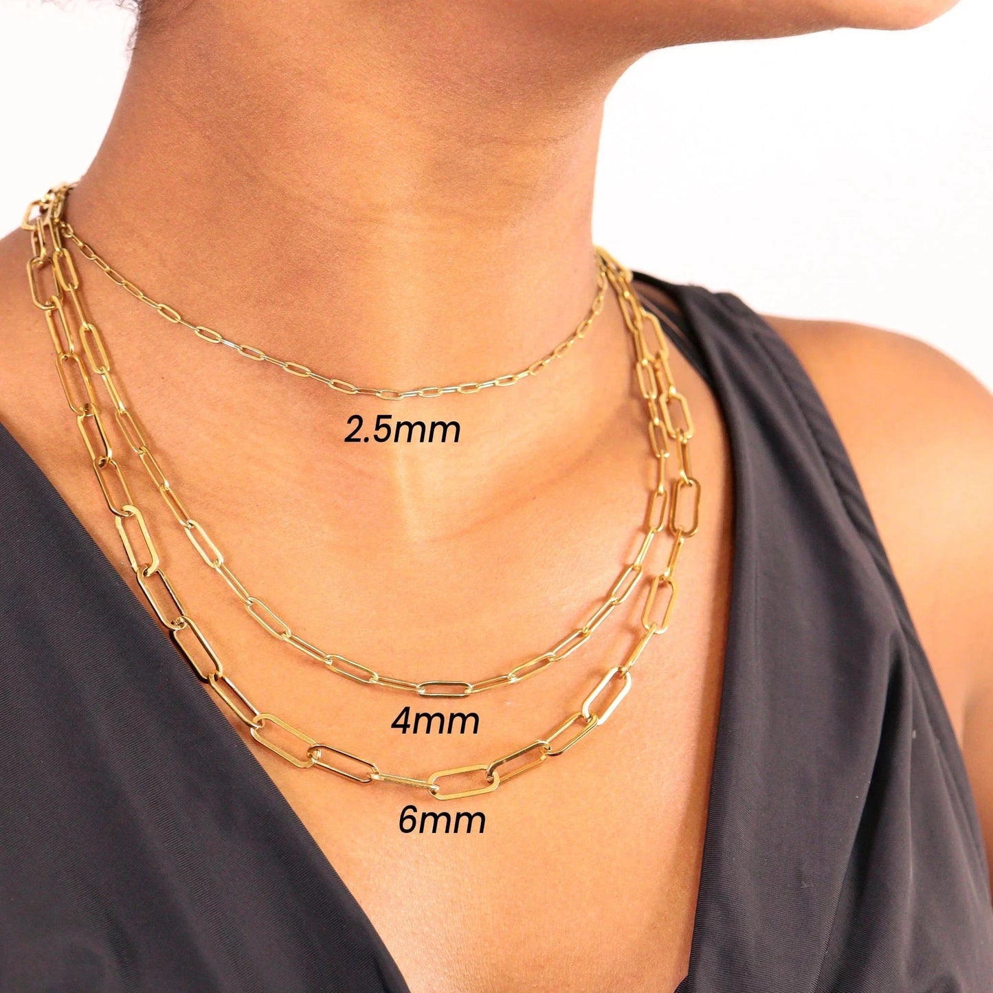 18K Gold Plated, Stainless Steel, PVD Non-Tarnish Coating Robyn Canady 