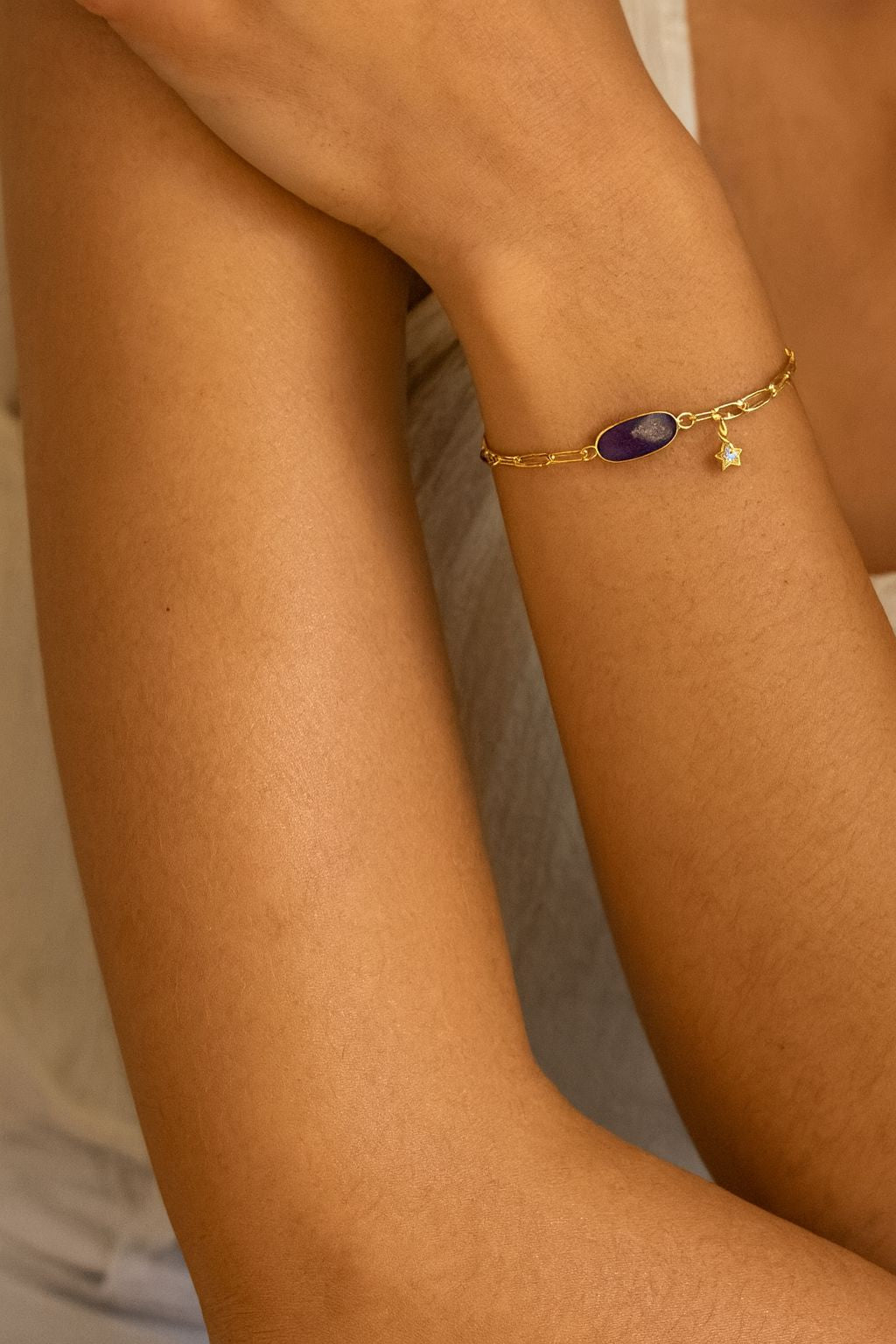 Gemstone Link Bracelet - 7 Gemstone Choices Bracelet Robyn Canady 