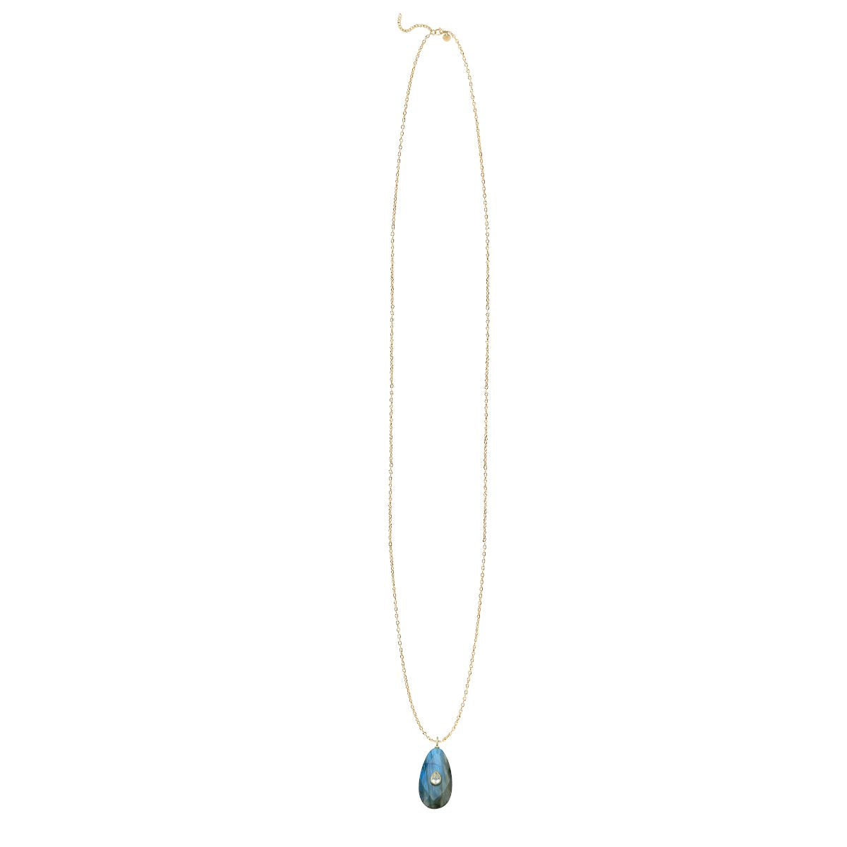 Long Gemstone Necklace - adjustable from 20" - 24" - choose from 6 colors Necklace Robyn Canady 