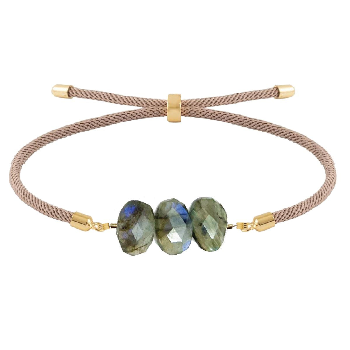 Natasha Cord Bracelet in Labradorite Robyn Canady Sable 