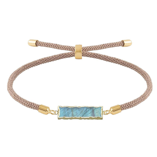 Labradorite Rectangle Slice Bracelet Robyn Canady Sable 